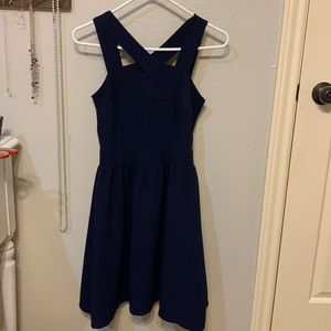 Navy blue semi formal dress